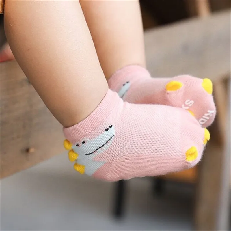 Newborn Baby 3 Pairs Socks Cotton Mesh for Girls Summer Toddler Sock Infant Boys Clothes Accessories | Детская одежда и обувь