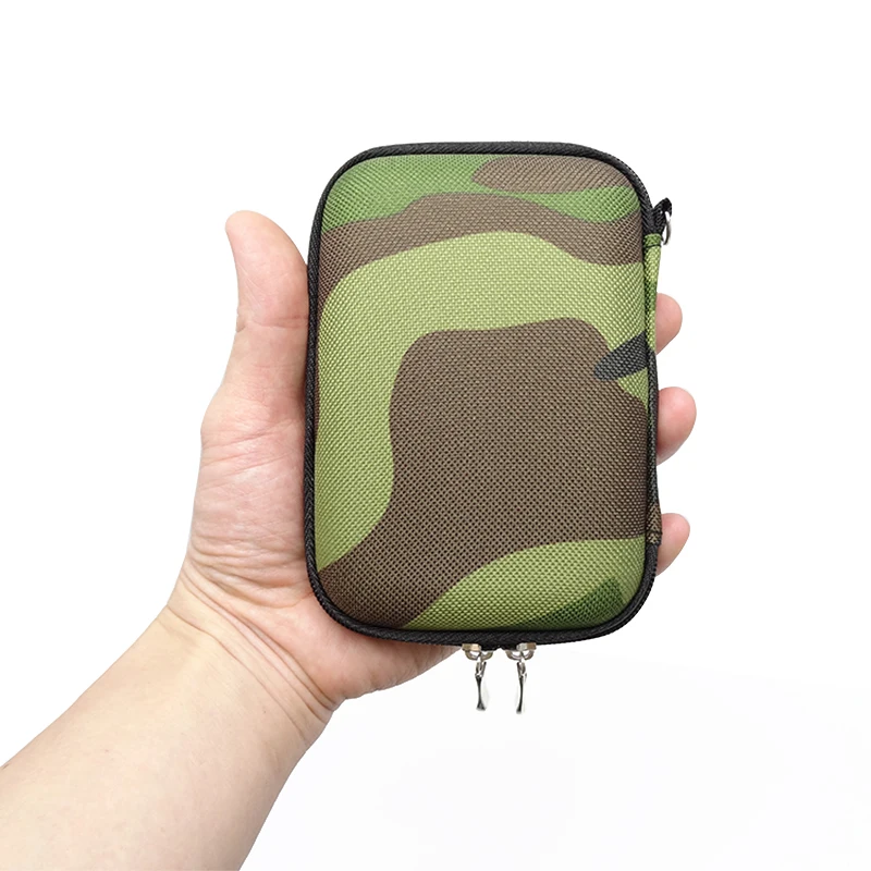 Армейский зеленый чехол для переноски 2 5 дюйма внешний аккумулятор наушников
