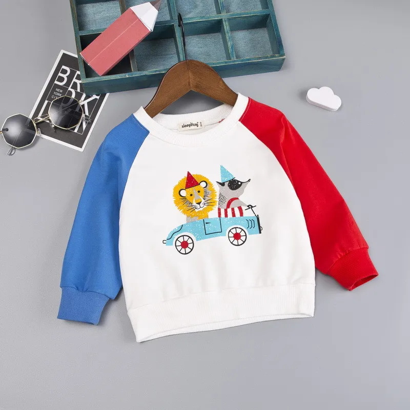0-4 years High quality boy girl clothing set 2019 new autumn sport active solid kid suit children baby T-shirt+pant | Детская одежда и