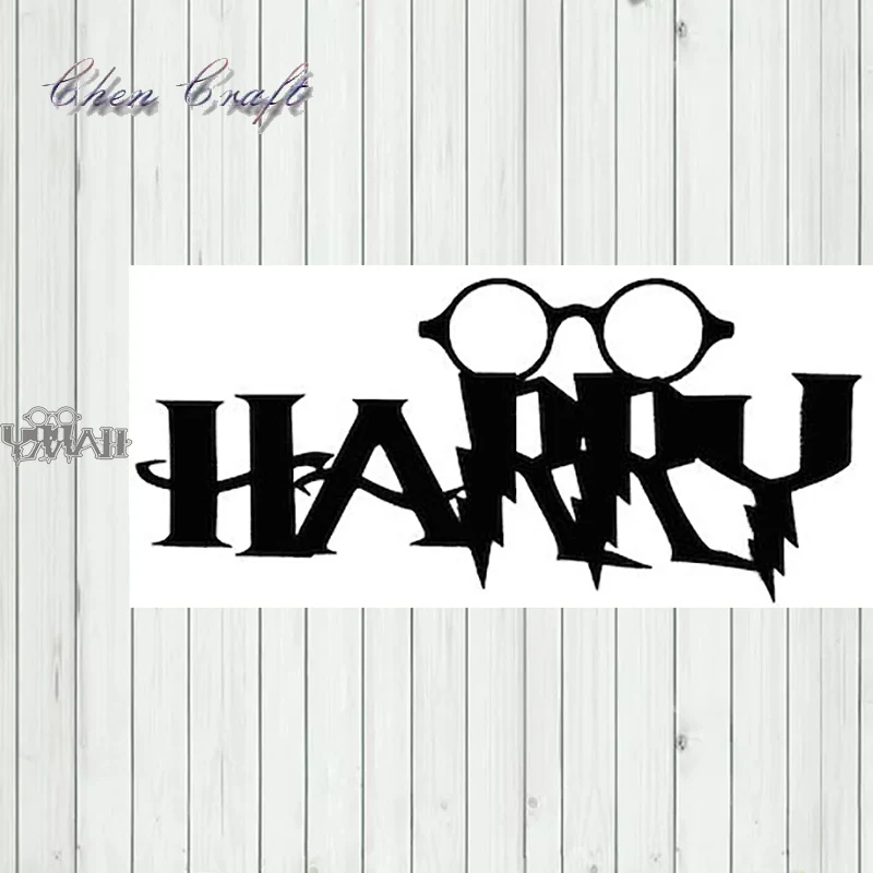 

Metal cutting dies HARRY glasses DIY Scrapbooking Embossing Paper Cards Making Crafts New 2020 Die