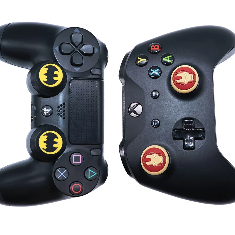 4 шт. силиконовые колпачки для джойстиков PS3/PS4/PS5/Xbox One S/Series X/Xbox 360/Switch Pro|Запасные