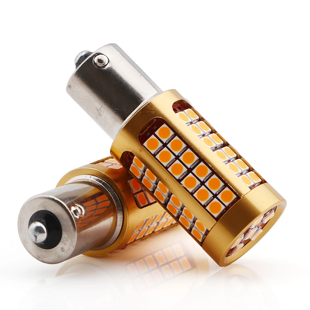 YM E-Bright Led Canbus 1156 P21W BA15S 3030 78 SMD без OBC Ошибка PY21W BAU15S автомобильный поворотник парковочный светильник 12 В DC 2200Lm Янтарный