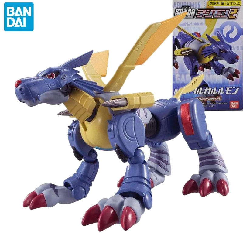 Bandai Аниме Digimon Приключения игрушка 46622 SHODO 2 Святого ангела зверь стальной гаруру