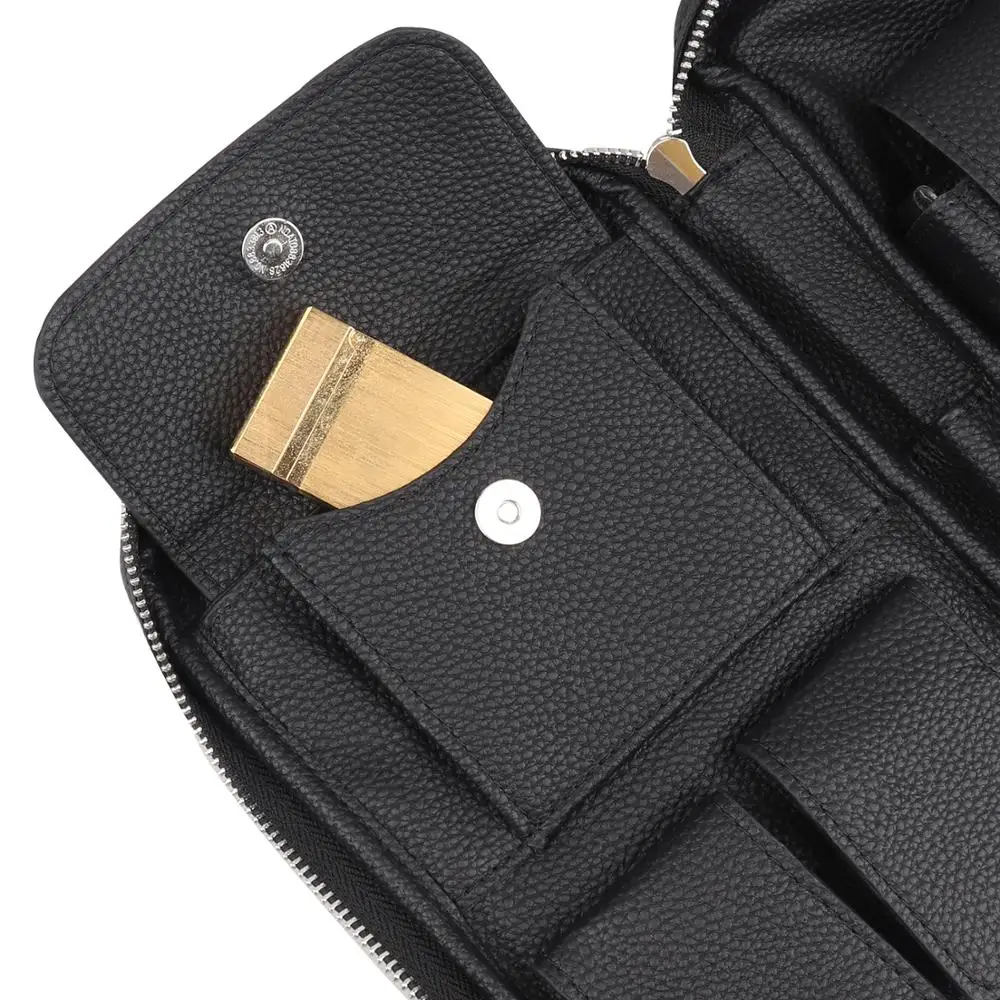 

Cigar Bag Pu Leather Humidor Travel Cigar Case For Cutter Lighter And Tobacco Cigarettes