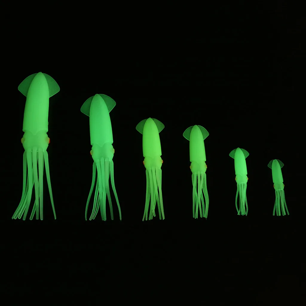 Юбки-осьминоги приманки снасть светящаяся приманка металлические для ловли