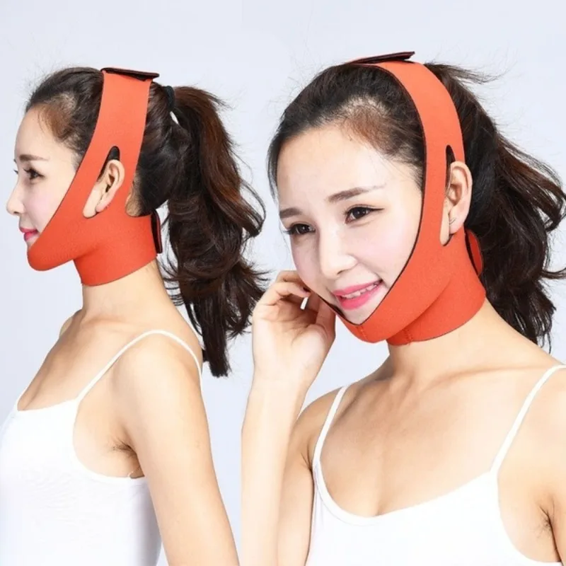 

Free Shipping Face V Shape Thin Face Lift Massager Face Slimming Mask Belt Facial Anti Wrinkle Reduce Double Chin Bandage Shaper