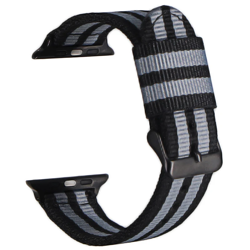 Watch Band for Apple Watch 38mm 40mm Nato Nylon Watchband for iWatch 5 4 3 2 1 Watch Strap 42mm 44mm Wrist Bracelet