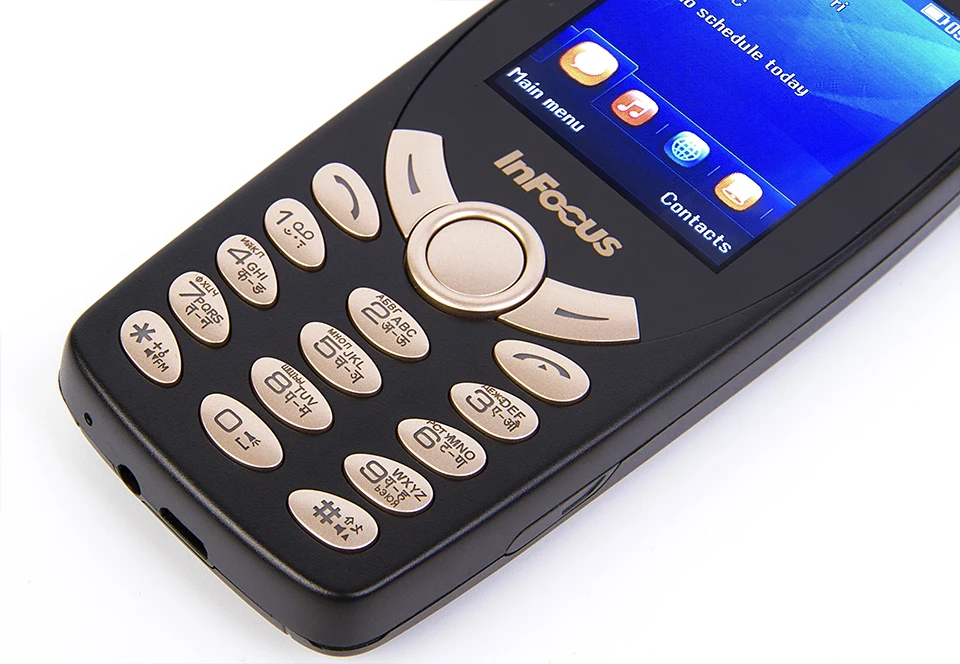 InFocus IF9012 русская клавиатура мобильный телефон 2,4 дюймов gsm 1800 мАч кнопочный дешевый разблокированный двойной sim фонарик мобильный телефон