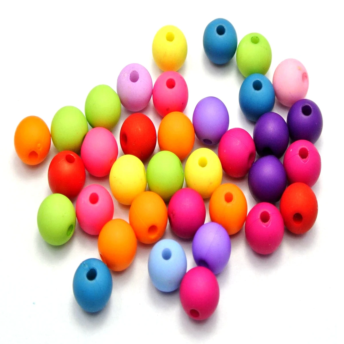 Ремесла Сделай Сам смешанные Цвет акриловые круглые бусины 6 мм 8 10 имитация