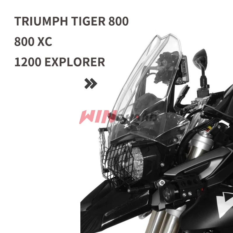 

Motorcycle Headlight Protective Cover For TIGER 800 / XC 1200 EXPLORER