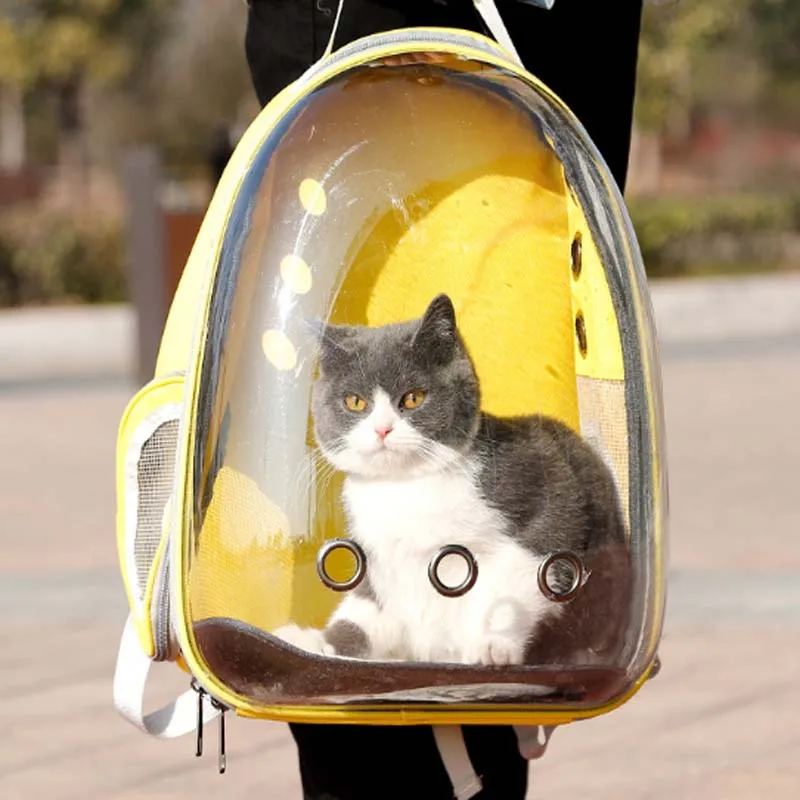 Воздухопроницаемая переноска для кошек портативная уличная дорожная сумка