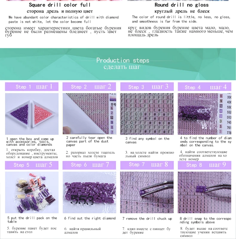 Алмазная 5D картина сделай сам для вышивки крестиком с мотивом Морского Пейзажа