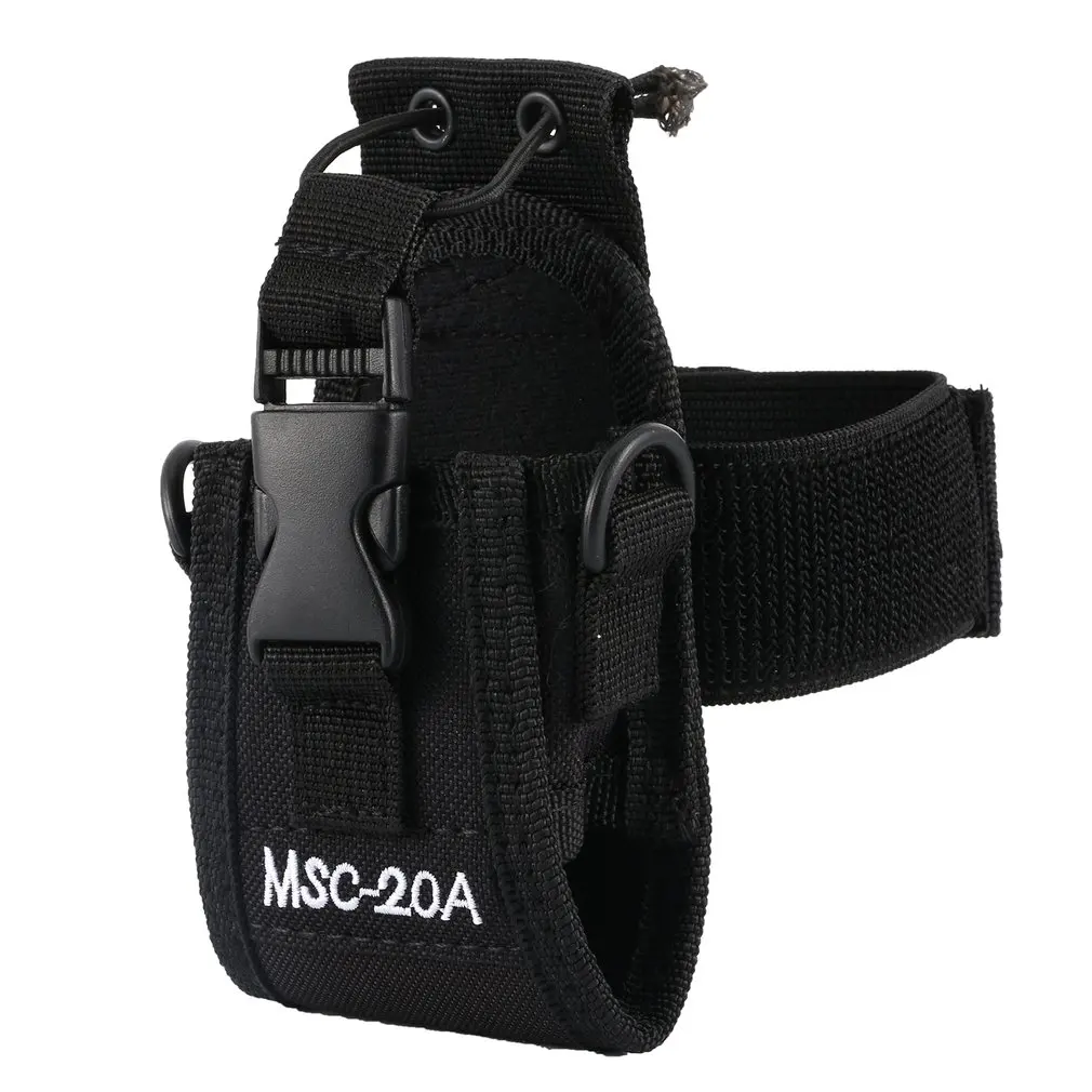 

Adjustable Nylon Interphone Sheath Armband Tactical Bag Arm Band Armlet for Multiple Walkie Talkie Tactical Bag Use