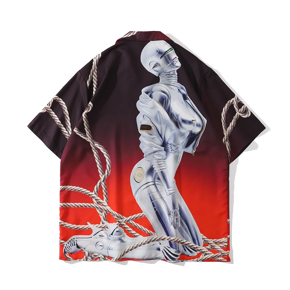 Рубашка-поло Dark Icon Мужская винтажная уличная одежда лето |