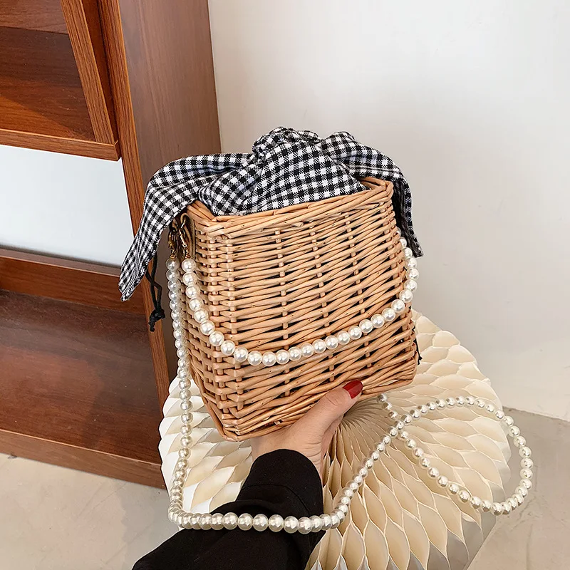 

Плетеные соломенные сумки, женские сумки-мессенджеры через плечо, маленькие пляжные сумки для девушек 2021, женские сумки-тоуты, модные сумки ...