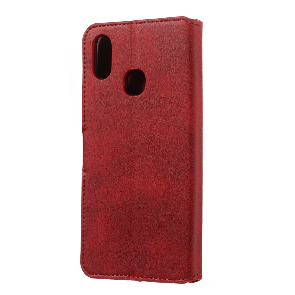 ДЛЯ Vivo Y91i Y91c Y83 чехол Классический теленок зернистый из искусственной кожи чехол-бумажник откидной Чехол-подставка защитный чехол с отделениями для карт Fundas