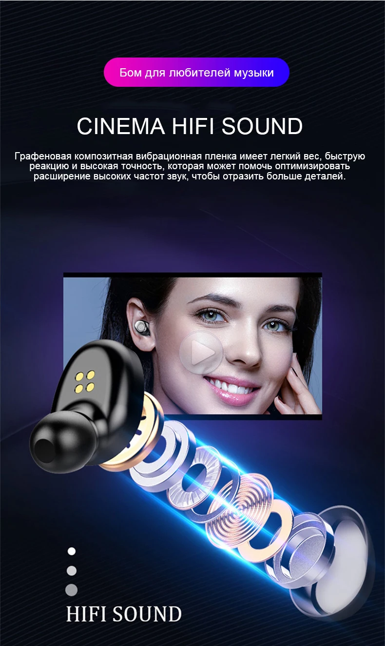 F9 TWS Bluetooth наушники светодиодный беспроводной наушники с микрофоном Bluetooth наушники стерео звук музыка мини вкладыши Bluetooth наушники