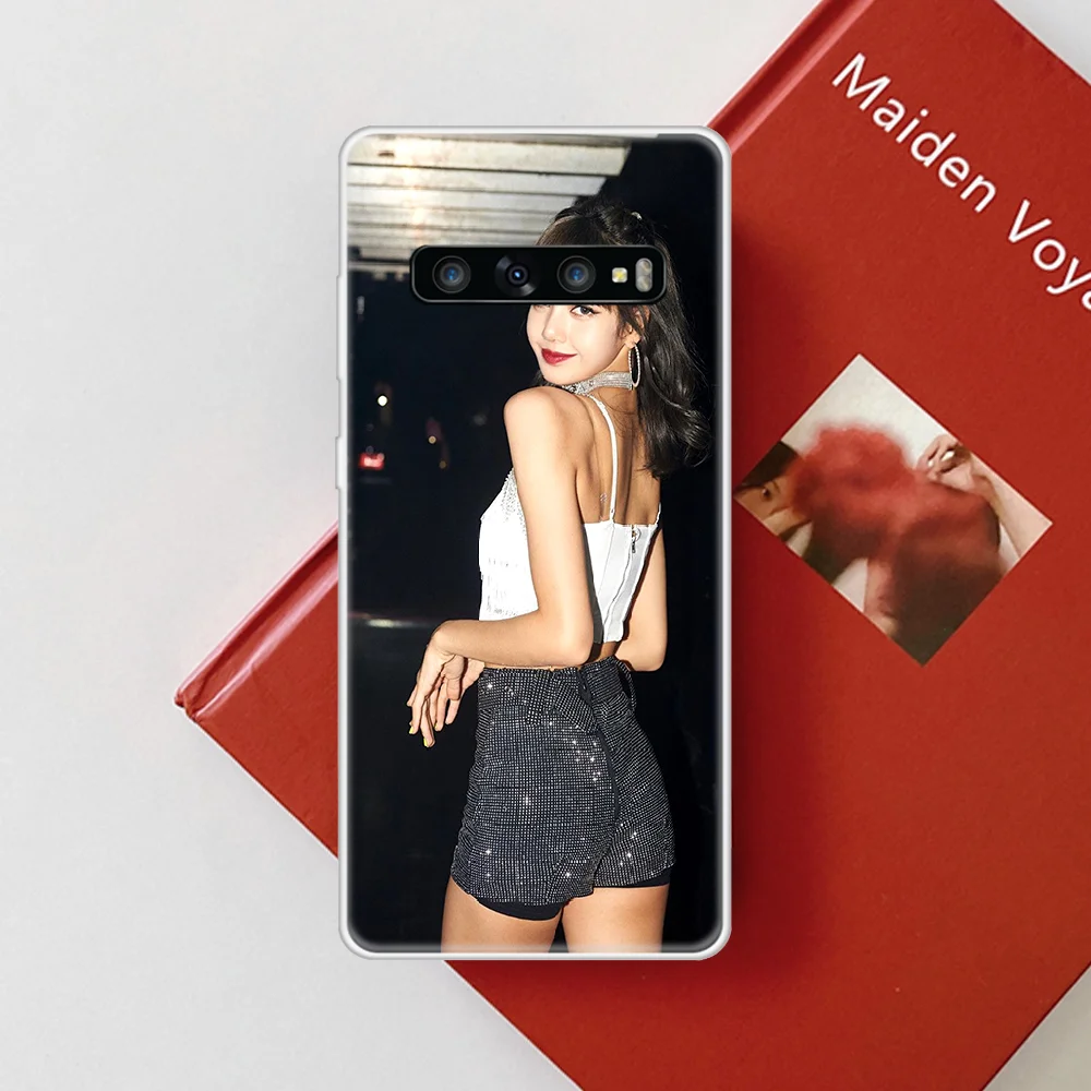 

BLACKPINKS LISA KPOP Phone Case Cover Hull For SamSung Galaxy S M 6 7 8 9 10 20 30 31 Edge Plus E Lite transparent Shell