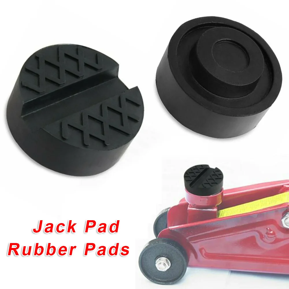 

Floor Jack Rubber Pads Adapter Car Equipment Supplies Slotted Frame 2pcs