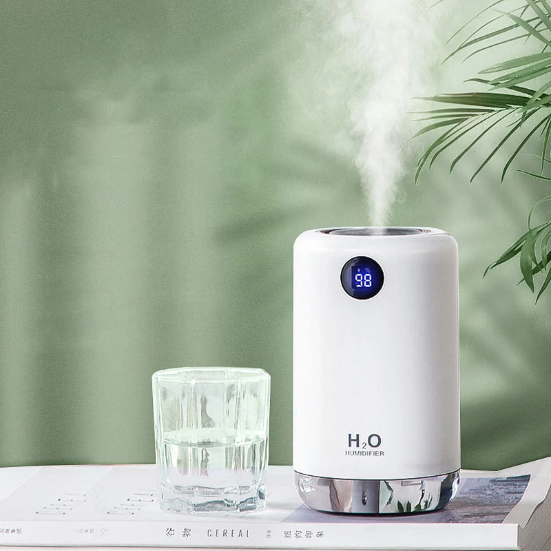 Перезаряжаемый 2000mAh аккумулятор увлажнитель воздуха USB распылитель для