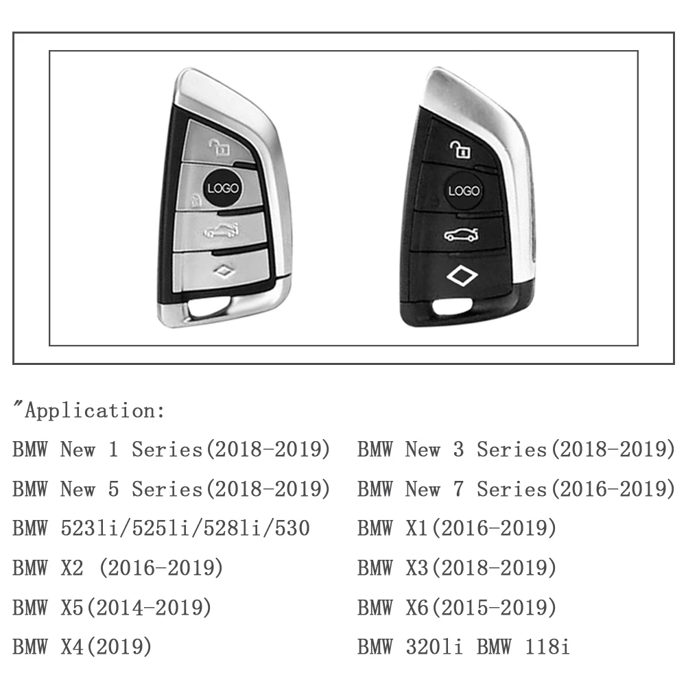 

High Quality Leather Car Remote Key Case Cover For BMW 1 3 5 7 Series X1 X3 X4 X5 X6 G30 G11 F48 F39 F15 F16 Protection
