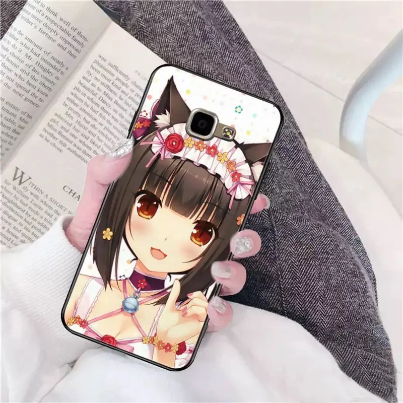 TOPLBPCS Nekopara Chocola Vanilla Cat Girl Phone Case for Samsung A51 01 50 71 21S 70 31 40 30 10 20 S E 11 91 A7 A8 2018 | Мобильные