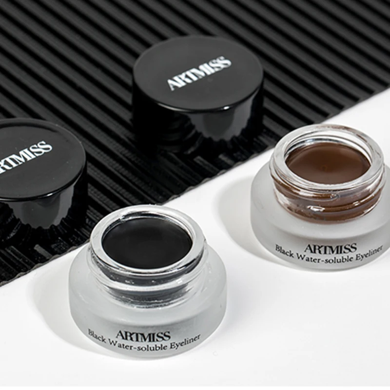 1 шт. черная Водостойкая Подводка для глаз крем Макияж Красота Comestics длительный