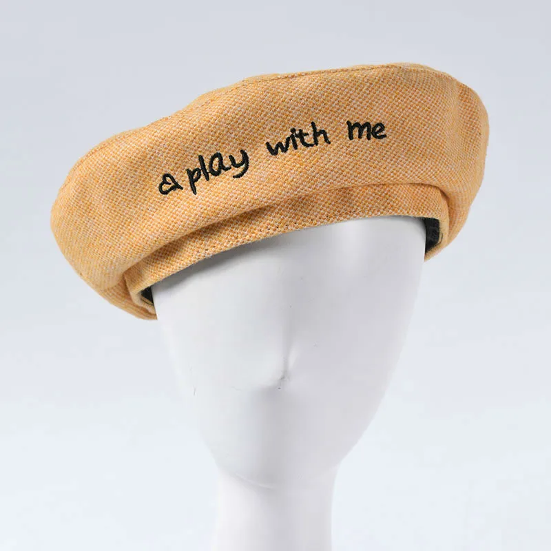 Женский берет с вышивкой художника в морском стиле уличная одежда кепки новая