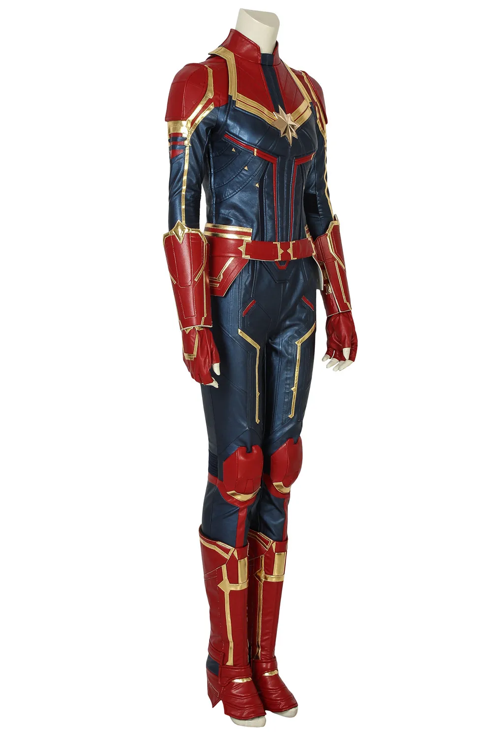 Костюм капитана Марвел для косплея Carol Danvers костюмы супергероя для Хэллоуина Ms. Marvel комбинезон для косплея COSPLAYONSEN