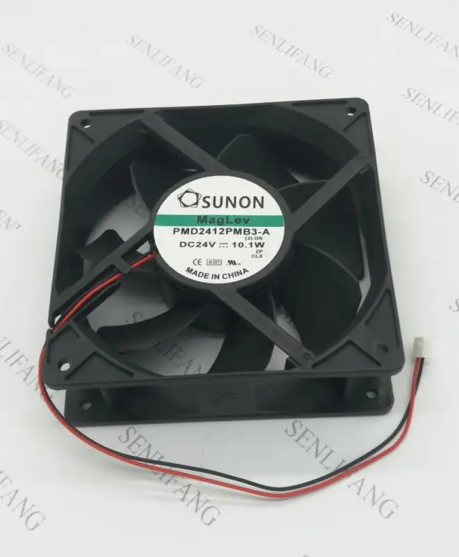 Для SUNON PMD2412PMB3-A 24 В 10,1 Вт 12 см 12038 2 линии Инвертор Вентилятор охлаждения