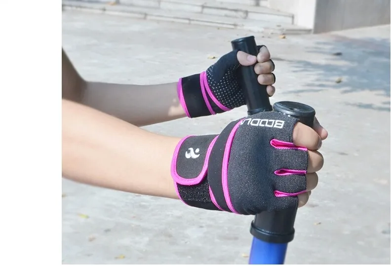 Женские Перчатки для фитнеса гимнастики кроссфита бодибилдинга тренировки