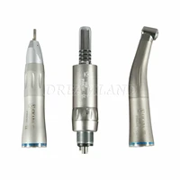dental 11 ratio inner water spray low speed contra angle straight handpiece4hole motor fit nskkavo