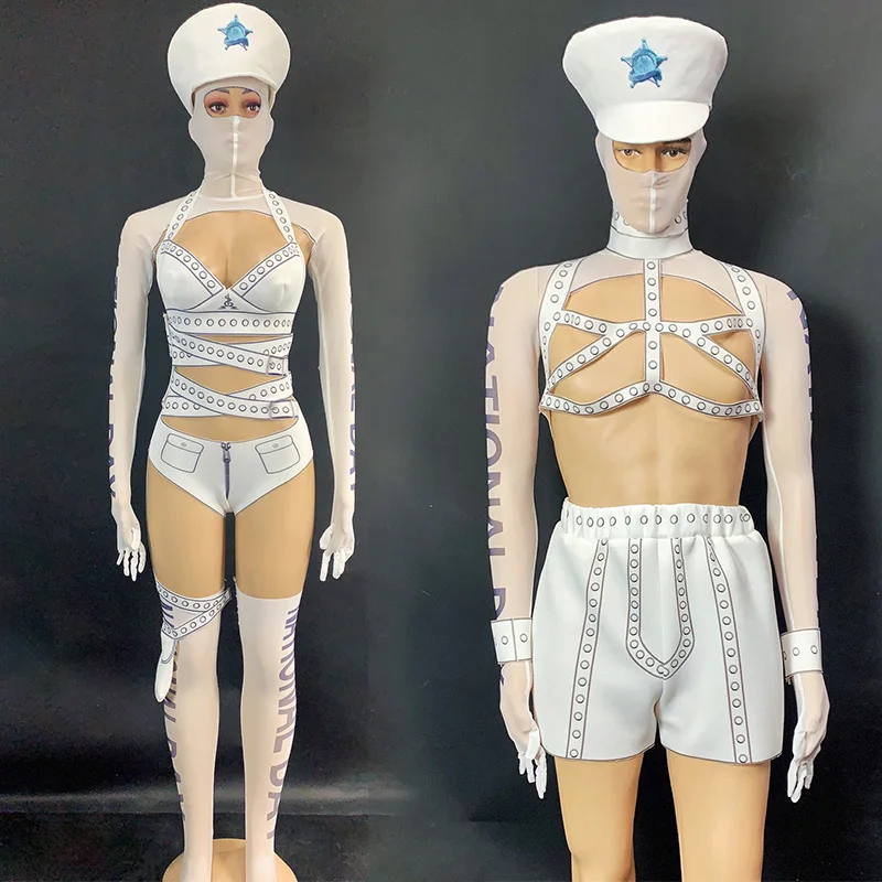 Новый наряд на день рождения для женщин и мужчин белый бандажный комбинезон