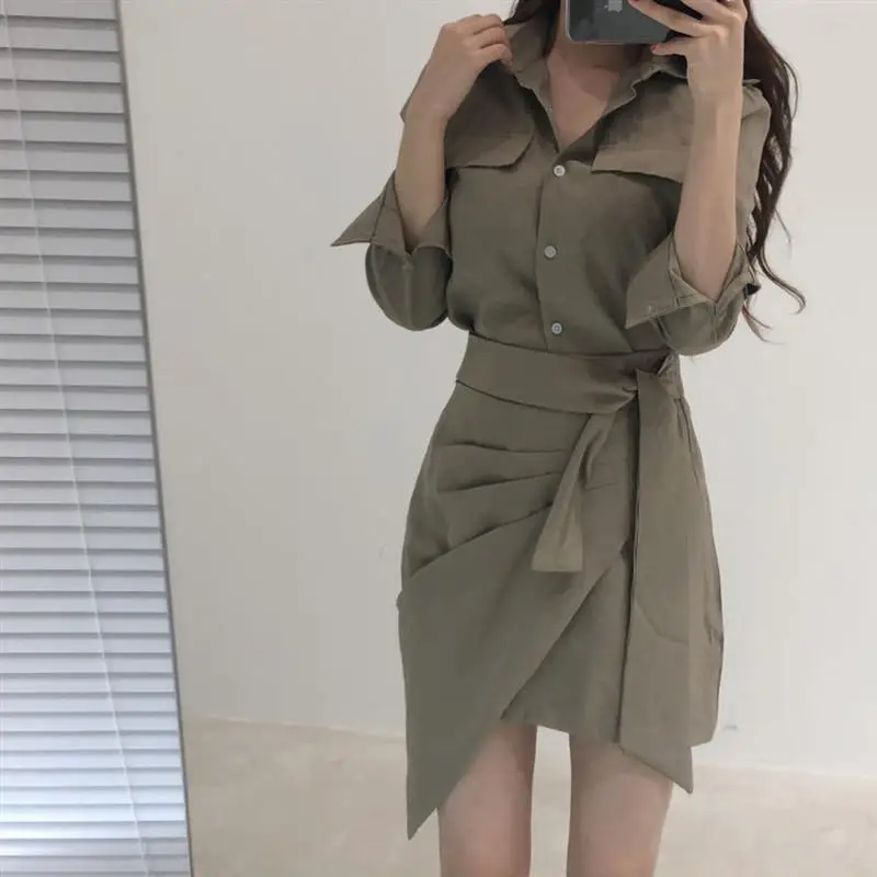 2020 spring summer autumn new women fashion casual 2pieces set suit woman female Plus big size OL two piece sets Vq106 |