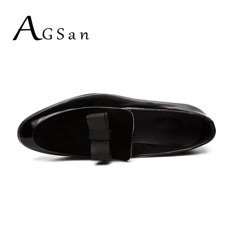 AGSan Men Dress Shoes Designer Party Blue Mens Oxfords 38-45 Wedding Loafers Pointed Toe for | Обувь