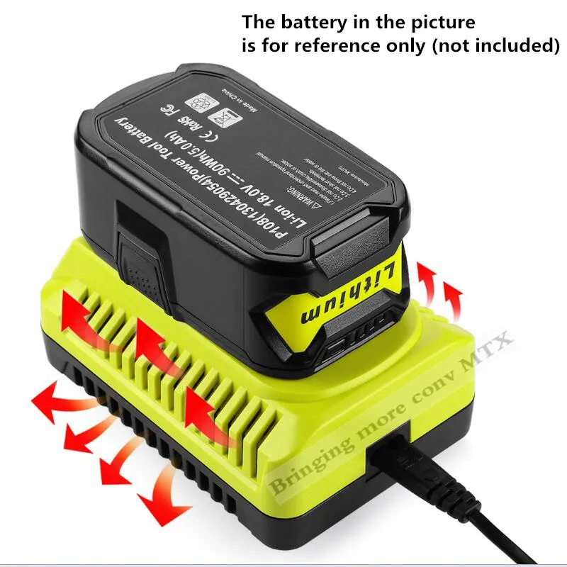 Зарядное устройство ryobi P117 для Ni-CD Ni-MH li-ion батарей 12 В 14 4 18 в | Электроника