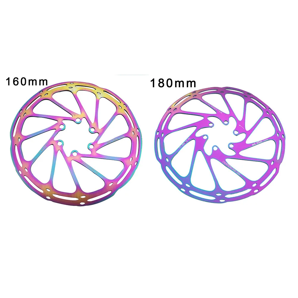 

Stainless Steel Bicycle Brake Rotor 160 180mm Disc MTB Mountain Road Bike 44mm Center Distance Of Hole Cycling Bike Parts