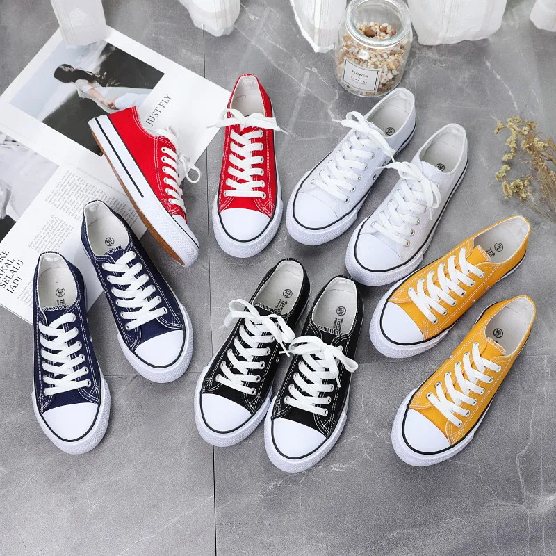 

Canvas Vulcanize Shoes Woman Sneakers Fashion Shoes Men Trainers Women Ladies Yellow Red Shoe Tenis Feminino Zapatos Mujer NA-52