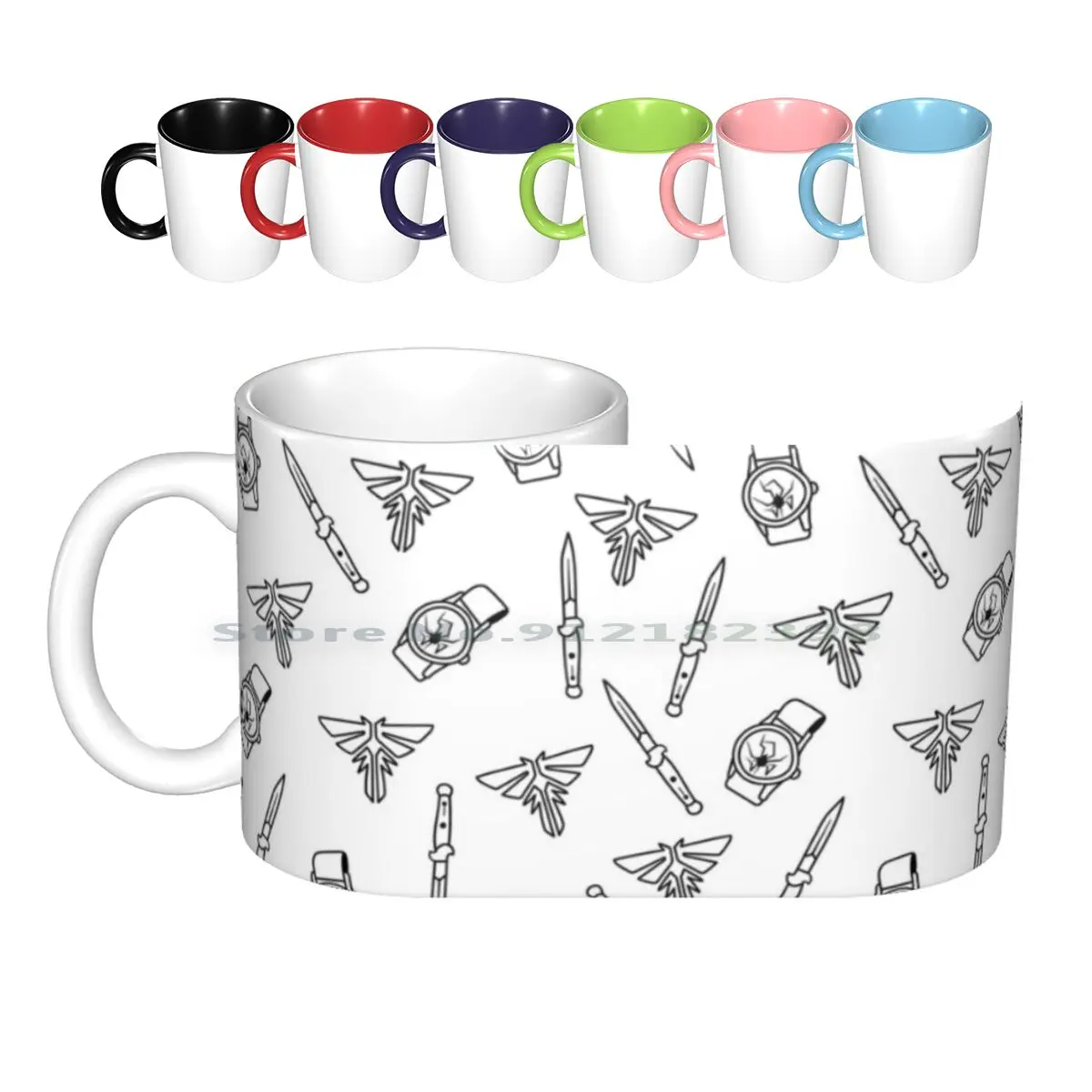 

The Last Of Us 2 Pattern Design Ceramic Mugs Coffee Cups Milk Tea Mug The Last Of Us Tlou Ellie Williams Tlou Ellie Tlou Joel