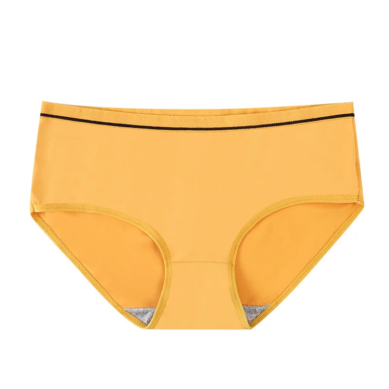 

2Pcs Japanese Girls Student Underwear Women Panties Female Mid Waist Breathable Cute Sweet Menstrual Briefs Underpants Lingerie