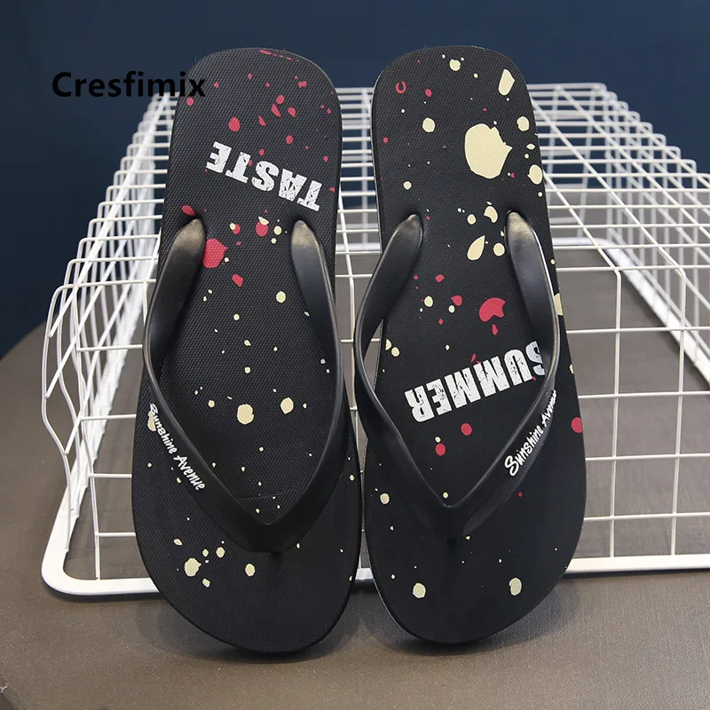 Шлепанцы Cresfimix мужские легкие повседневные пляжные для отдыха домашние белые