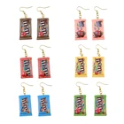 Милые серьги для женщин, полимерные мм Серьги-подвески в виде конфет, детские ювелирные изделия ручной работы, подарки сделай сам