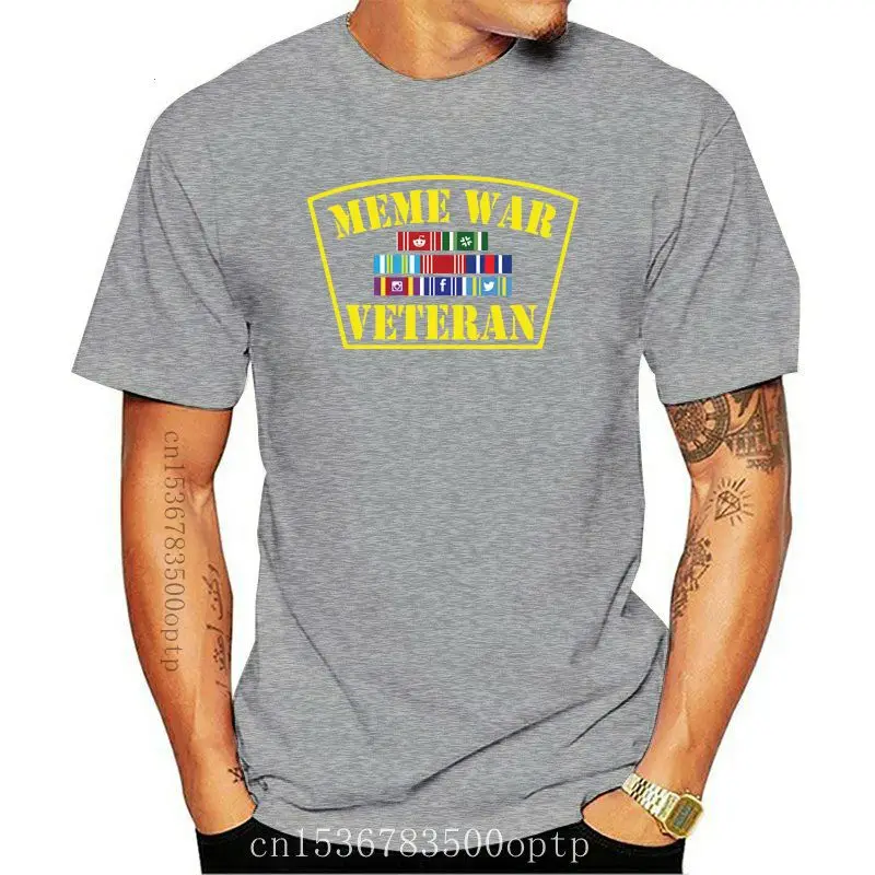 

Meme War Veteran T-Shirt, Funny Tee, Men'S Women'S All Sizes Cotton Short Sleeve Tee Shirt