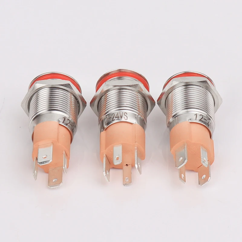 HAO OX xmanufacturer 16 мм 12V110V 24V 220V светодиодный светильник высокотоковый 10A мощная
