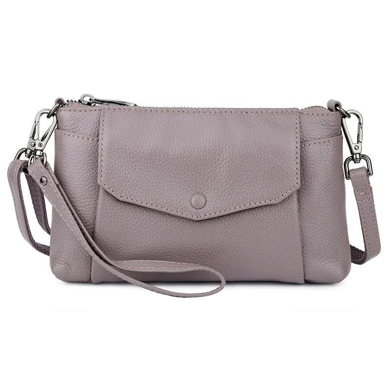 100% натуральная кожа кожаная сумка через плечо женский клатч мессенджер дамская