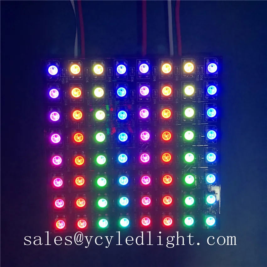 5 в 8x8 16x16 8x32 sk6812 гибкий светодиодный матричный дисплей arduino pixel screen ws2812b neopixel индивидуально адресуемый светильник