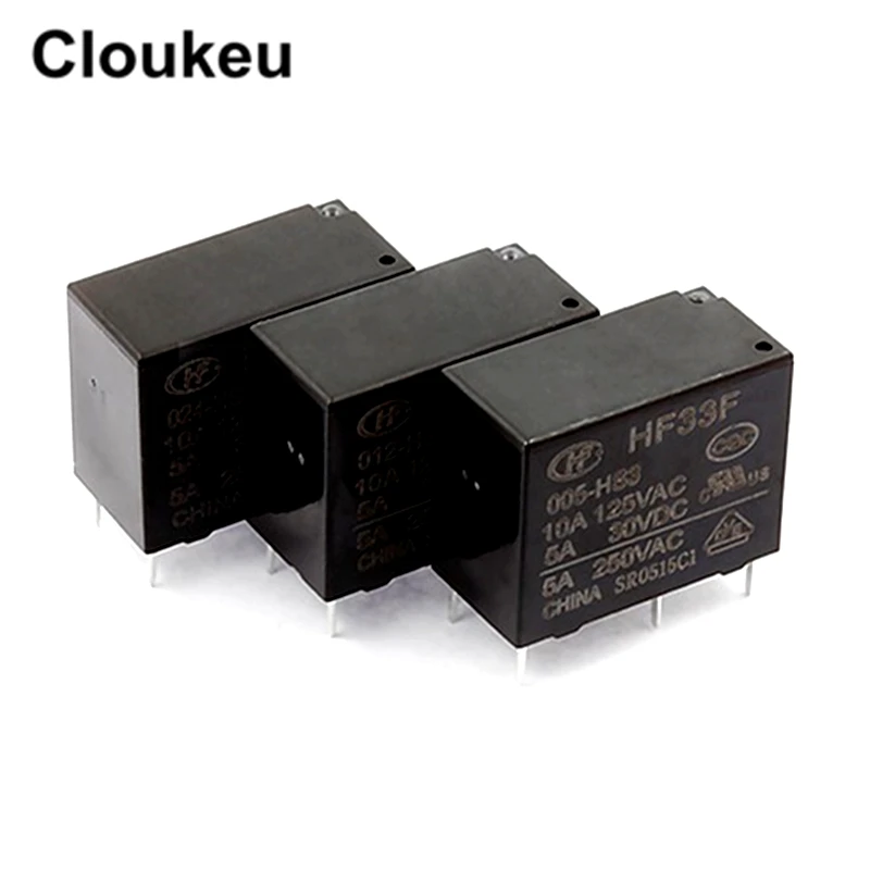 Реле DIP4 JZC 33F HF33F 005 012 024 HS3 5V 12V 24V 5A|Выключатели| |