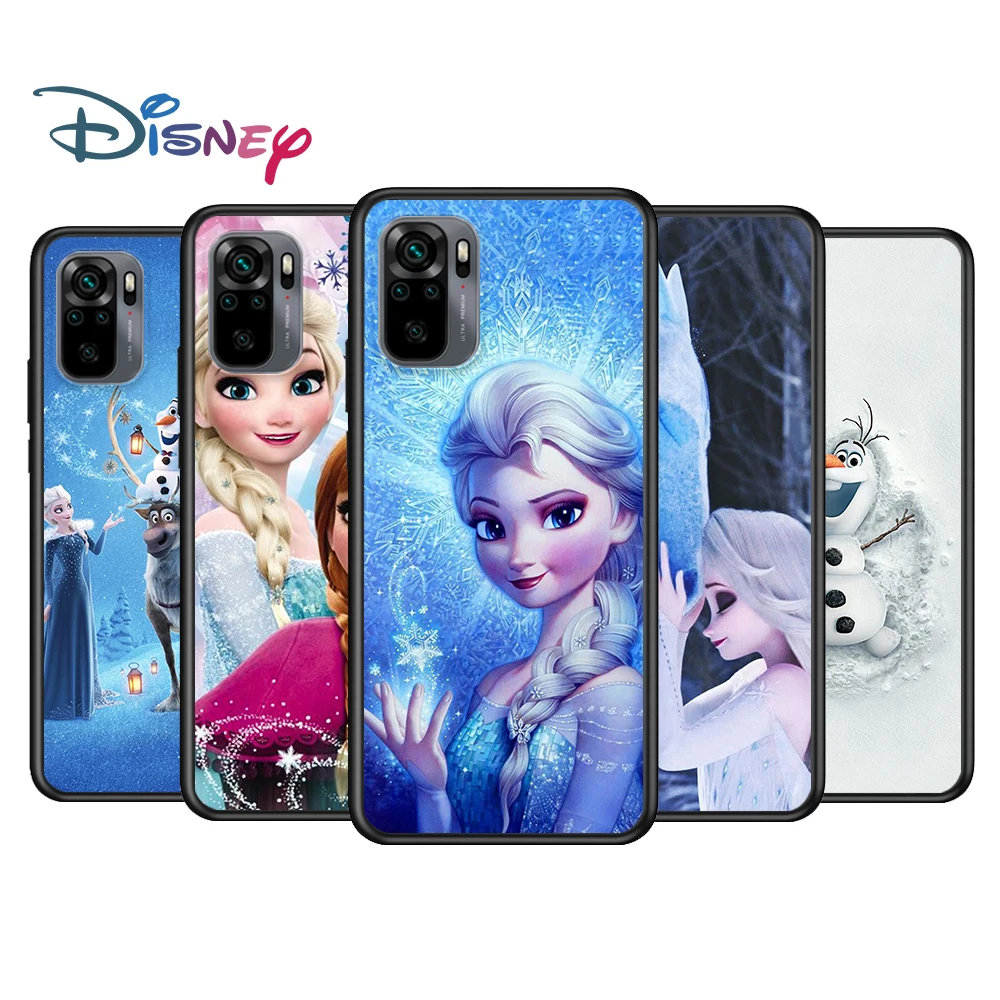 

Frozen Princess Aisha for Xiaomi Redmi Note 11 10 10S 9 9T 9S 9Pro Max 8T 8Pro 8 7 6 5 Pro 5A 4X Soft Black Phone CaseCase
