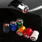 Новинка, Металлические колпачки для клапанов автомобильных колес, 4 шт.компл., декоративные колпачки для стеблей для Audi Sline RS Q3 TT Q5 Q7, аксессуары для автостайлинга