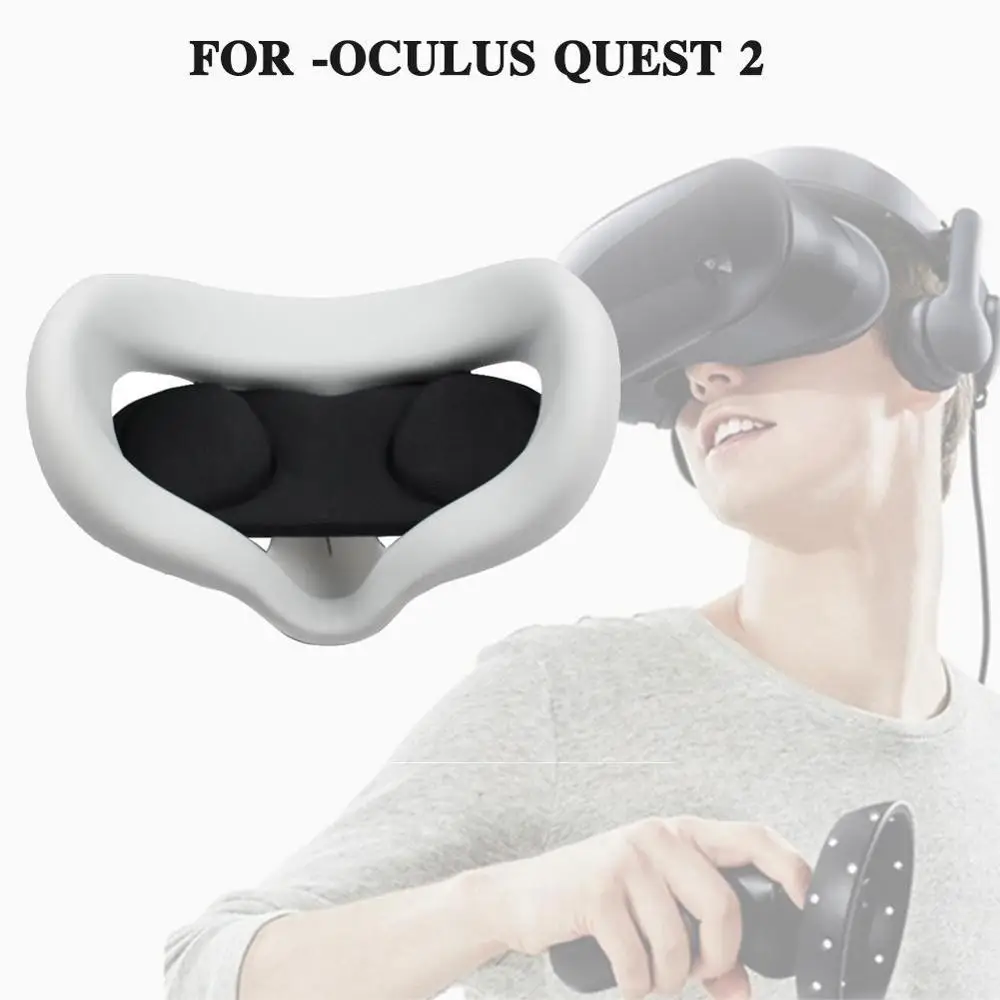 

VR Mask Lens Case Eye Cover Pad Protective Cover Dustproof Anti Anti-sweat For Oculus Headset Glasses Scratch Quest VR 2 E5C6